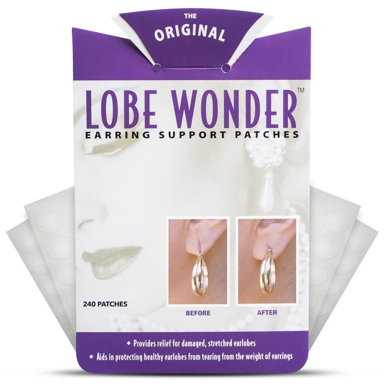 Invisible Ear-Lobe Support Patches for Heavy Jhumkas & Chandbalis (200 Patches)